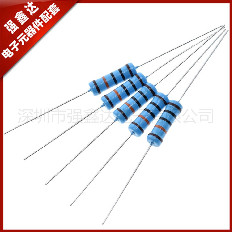 3W 6.2K 1% 金属膜电阻 3瓦 6.2KΩ  6K2 色环电阻 100个/包