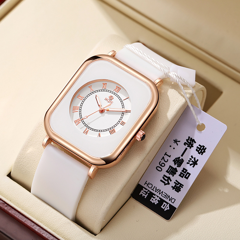 Retro brand square classic high quality quartz watch