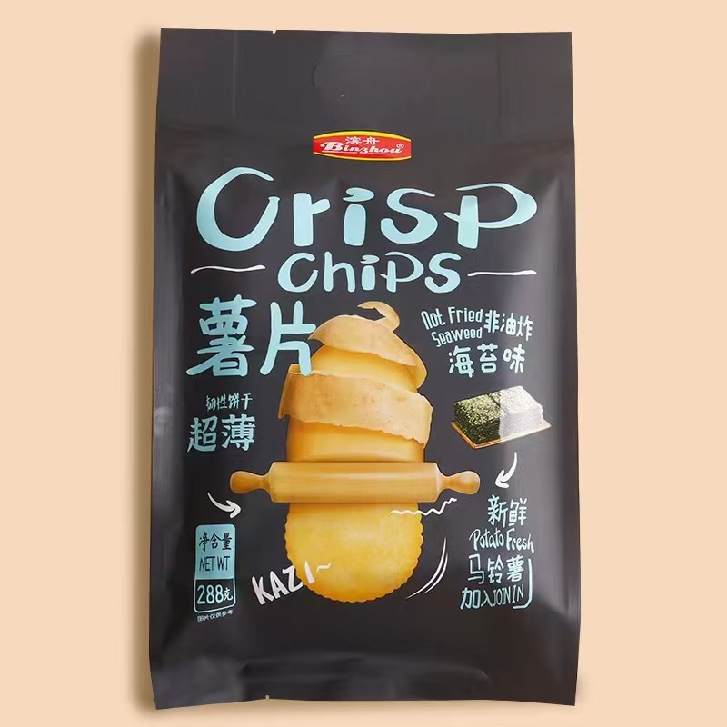 滨舟超薄薯片马铃薯饼干薄脆苏打小零食早餐小吃韩式小同款休闲|undefined