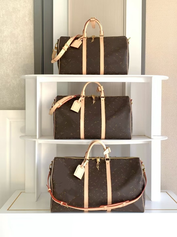 Lujia Keepall50 大容量荷物バッグメンズ軽量トラベルバッグメンズショルダービジネス出張収納バッグ|undefined