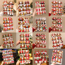 跨境圣诞发饰可爱鹿角发卡麋鹿碎发刘海侧边发夹儿童圣诞节装饰品