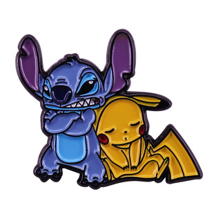 Cute Stitch Brooch Sci-Fi Movie Fans Pop Mashup Badge