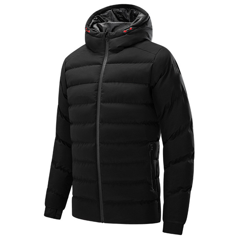 winter have cash less than that is registered in the accounts Down Cotton train coat new pattern Hooded Sports motion cotton-padded clothes coat machining