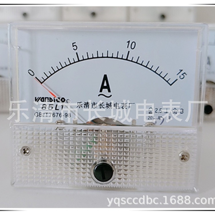 长城电表厂 85L1 15A 交流电流表 直接式  65*55