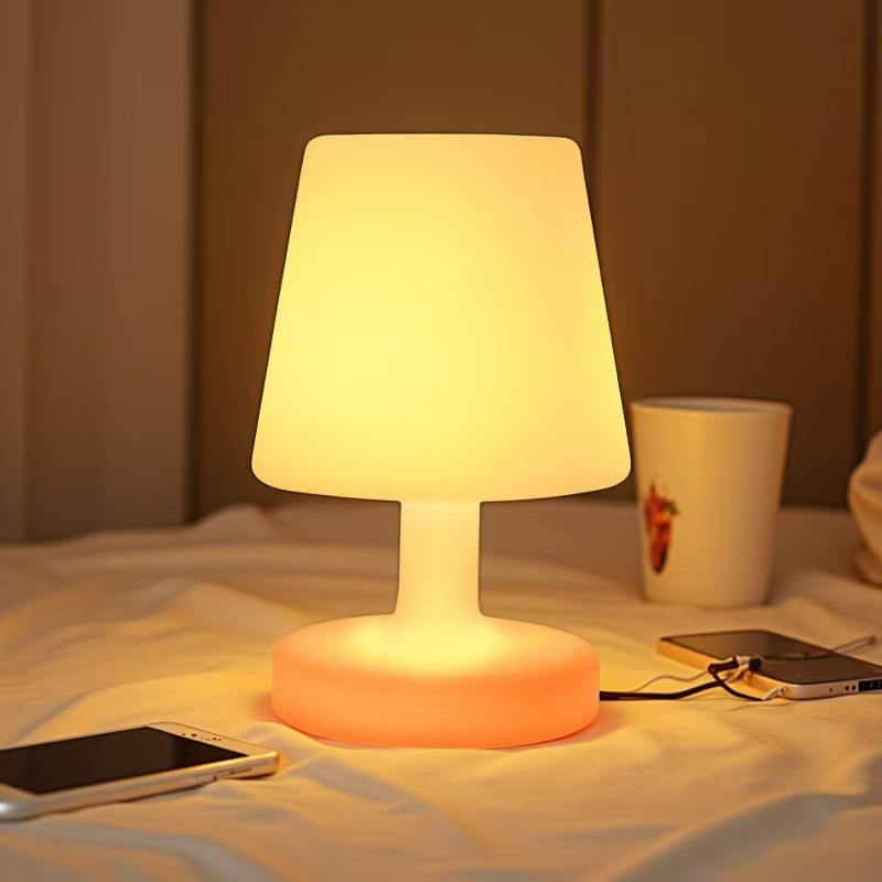 Ledテーブルランプ小夜灯レストラン装飾バー清吧創意充電ホテルフロント寝室ベッドサイド電気スタンド|undefined
