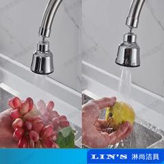 国境を越えた台所の万向節水増圧蛇口の4段階は回転を調節して水のしぶきを防ぎます。