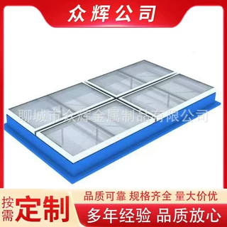 厂家直销三角型消防排烟天窗 电动启闭式顺坡排烟天窗 一字型天窗