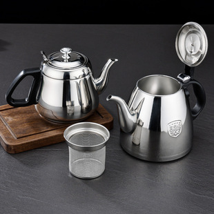 304 stainless steel teapot teapot with filter Restaurant Hotel Hotel commercial tea kettle induction cooker kettle