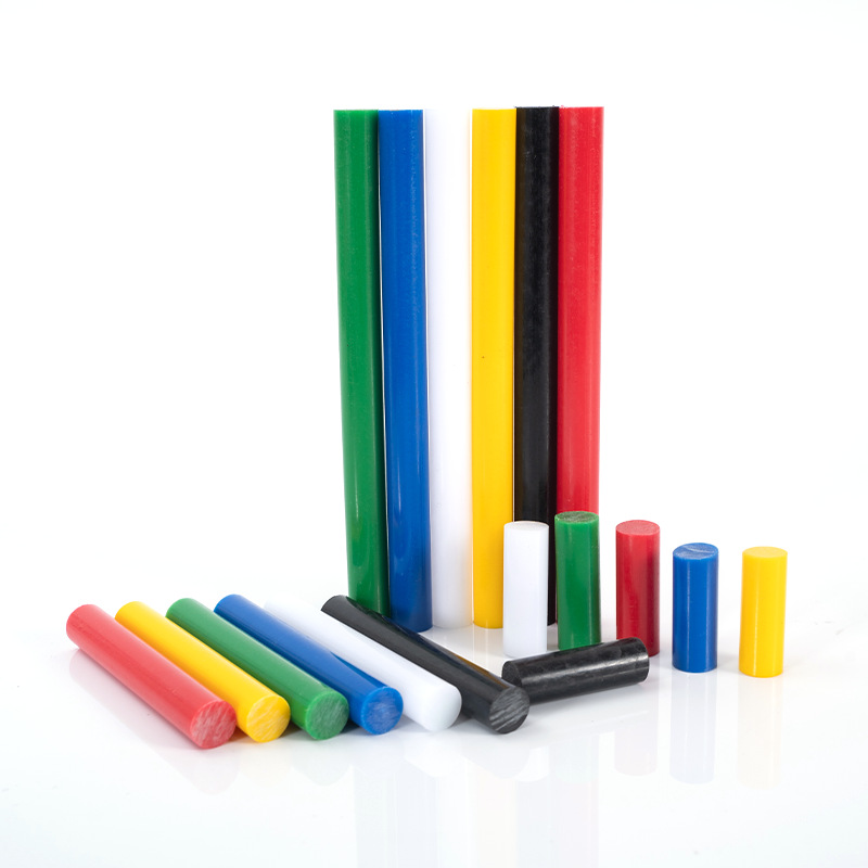 全新料黑白POM棒赛钢板 防静电抗变形加纤聚甲醛棒 彩色实心pom棒