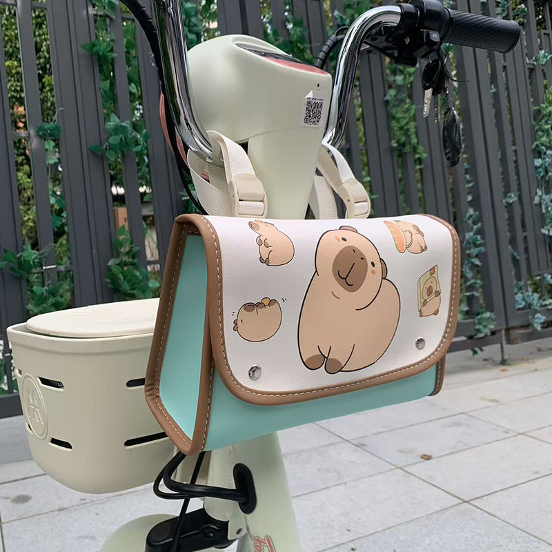 Cross-Border Hot-Selling Electric Vehicle Front Waterproof Bag Motorcycle Bicycle Universal Large-Capacity Storage Bag