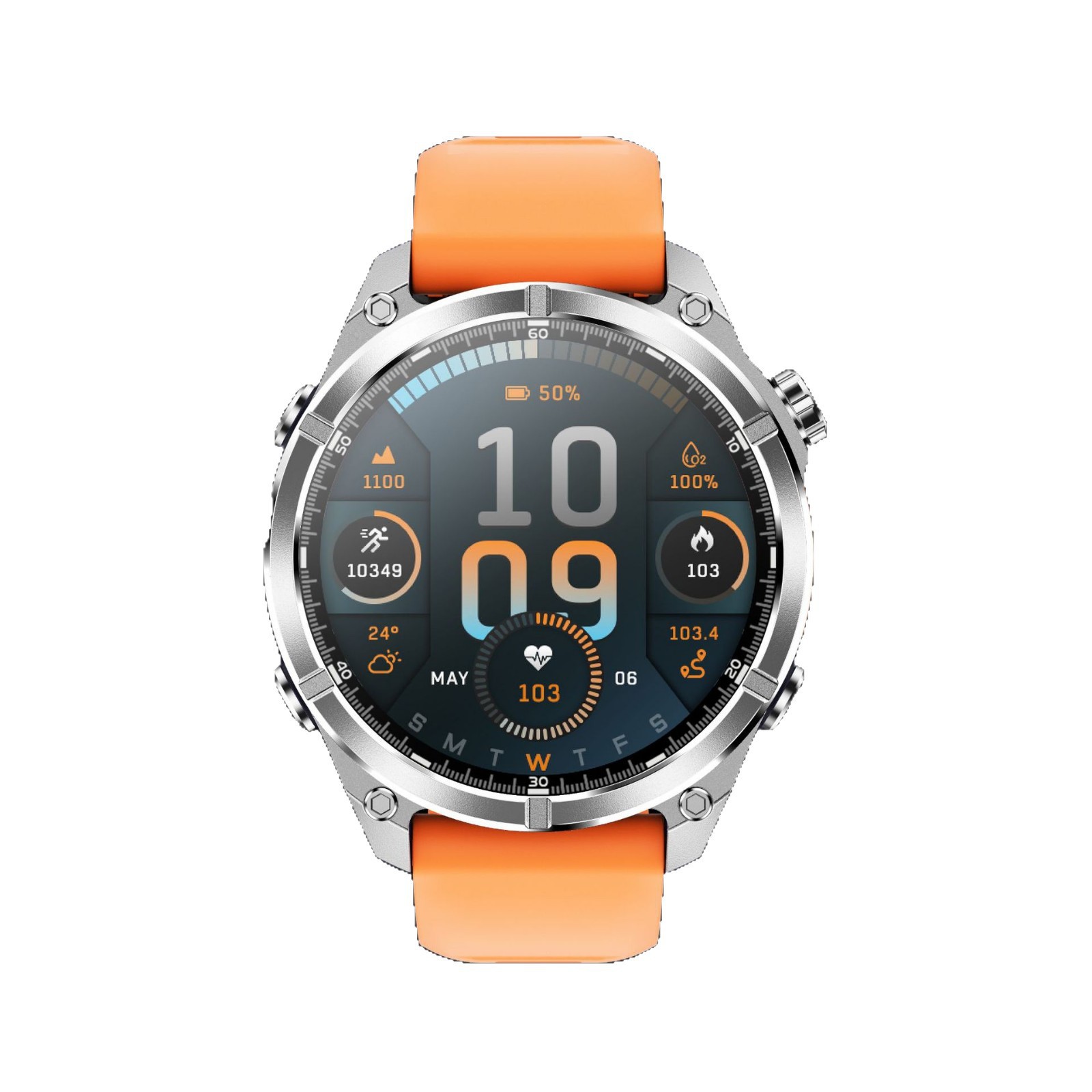 VD40 PRO Smart Watch, Bluetooth Call Sports Bracelet With Pedometer, Distance Tracking & Heart Rate Monitor For Outdoor Activities_voghion.com