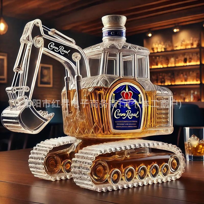 Excavator Whisky Bottle ショベルカー|undefined