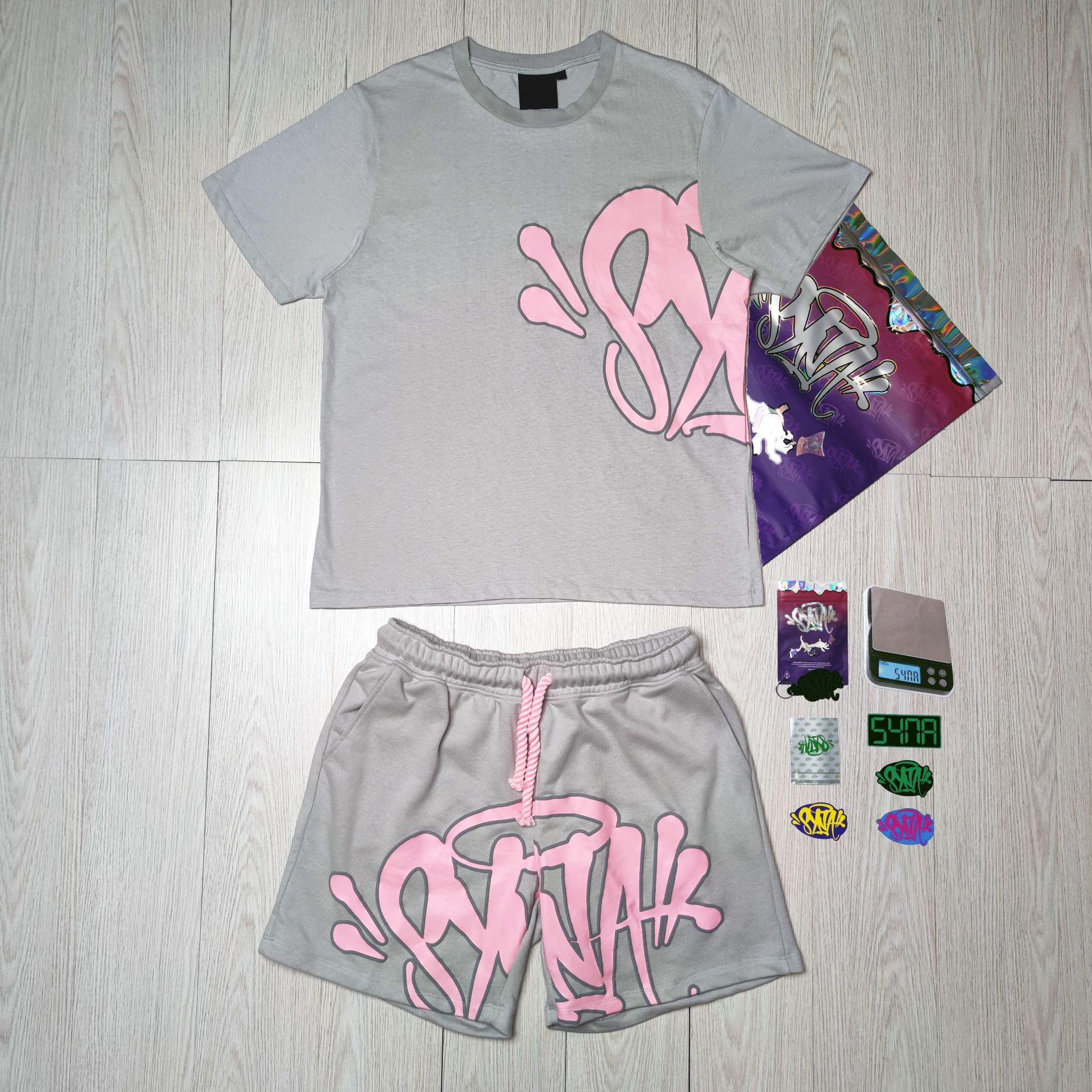 Conjunto gris 02 (accesorios + paquetes)