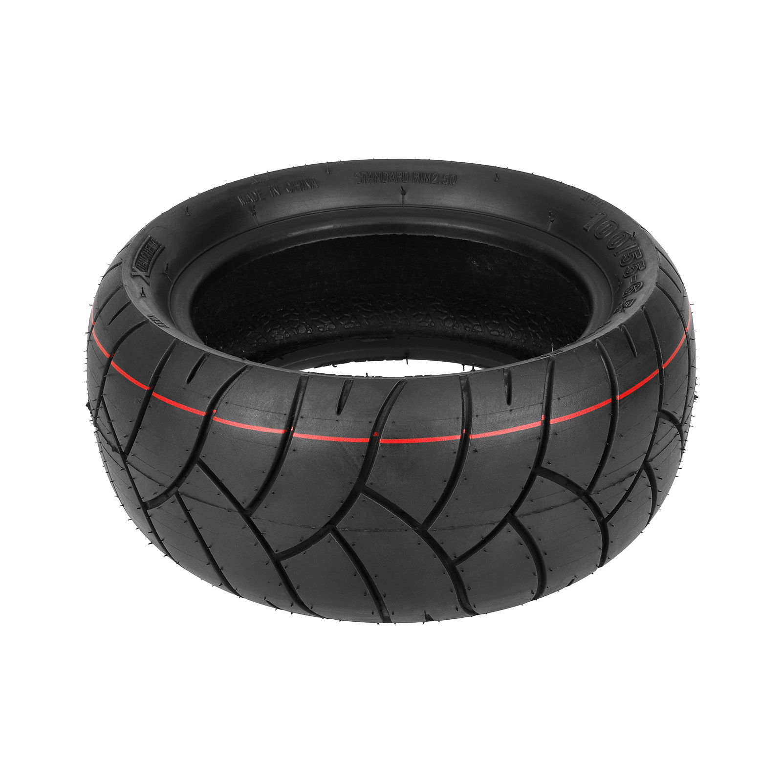 Neumático de vacío engrosado de 11 pulgadas 100/55-6.5 90/65-6.5 neumático modificado Scooter Eléctrico neumático grueso a prueba de explosiones