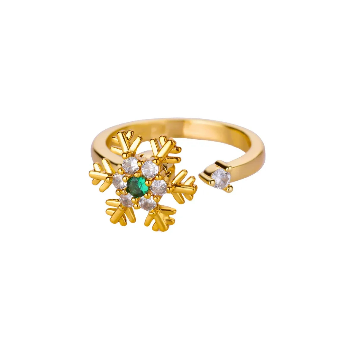 Ring, Amazon, diamond encrusted, 18 carat, flowered