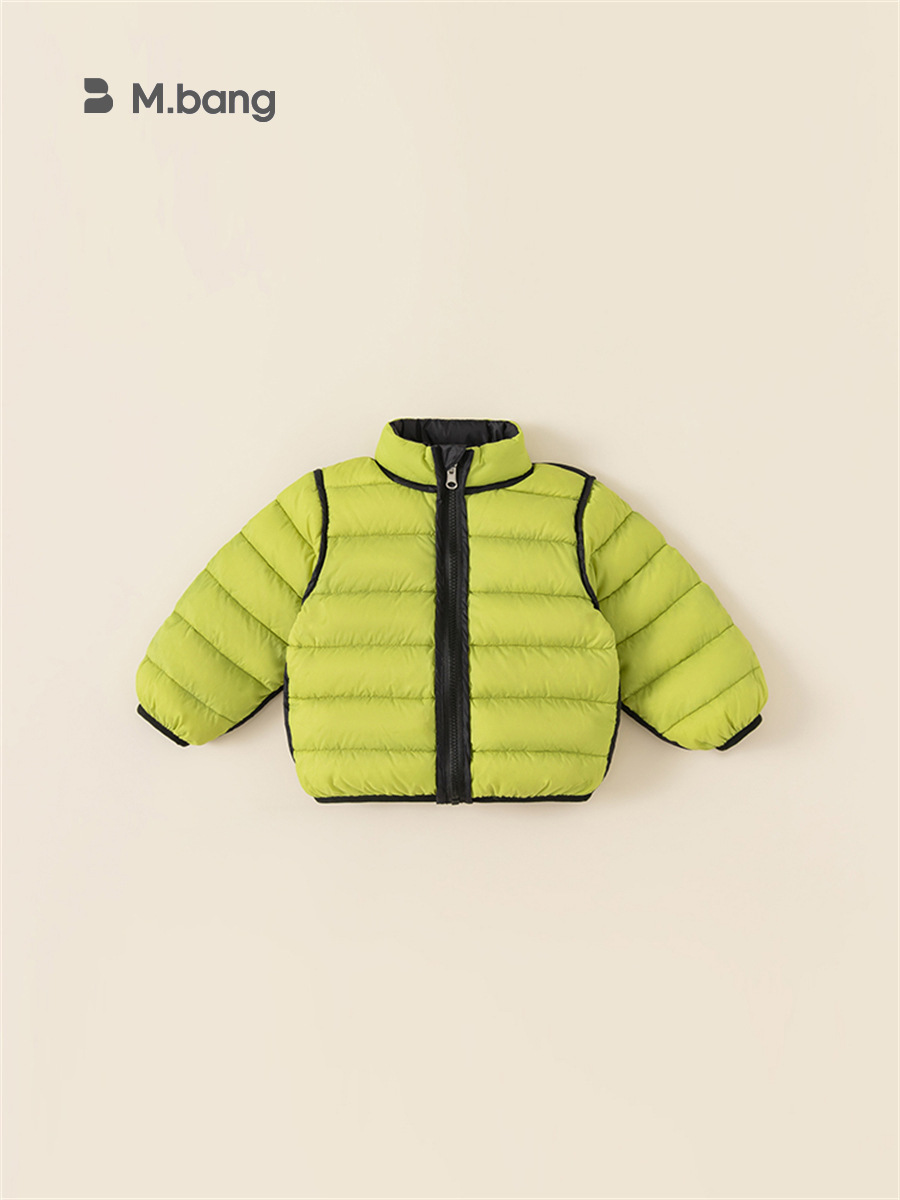 Babycity de doble cara de pato blanco abajo de los niños abajo liner niños y niñas casual abajo chaqueta DY23056