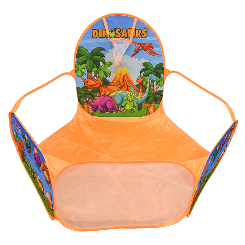 오렌지-만화 공룡 볼 풀/29*27cm-0.35kg