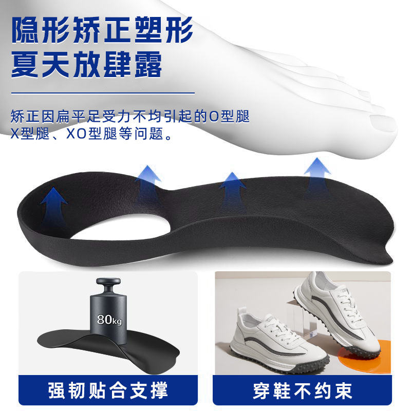 偏平足矯正インソール足内外反XO型TPR矯正器足弓陥没サポート矯正足マット専用|undefined