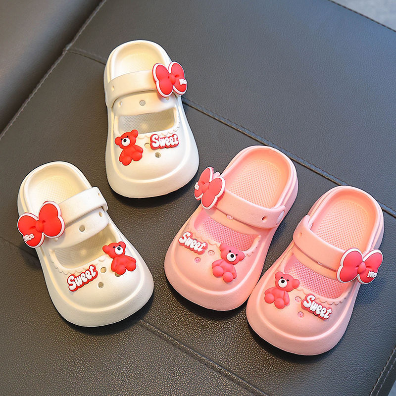 Zapatos de princesa EVA zapatillas nuevas zapatillas de oso para bebés antideslizantes bohémias para niñas