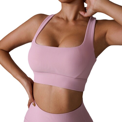 Ins 2024 Spring European and American Crossback Thong Yoga Bra