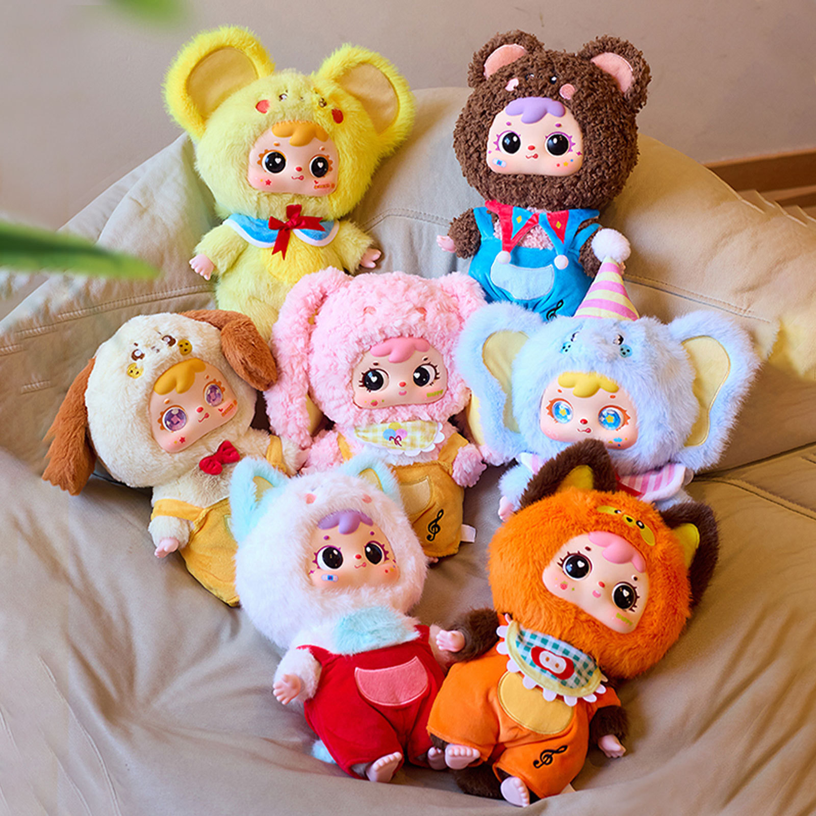 三小毛(Samuel)miniの小さな動物のぬいぐるみ