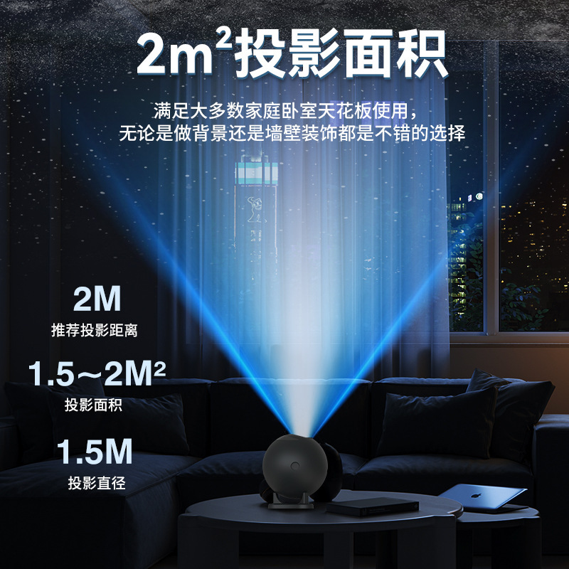 2025年国境を越えた新製品ワンミラーイメージングプロジェクターライト星空銀河星空雰囲気ライト子供部屋ナイトライト|undefined