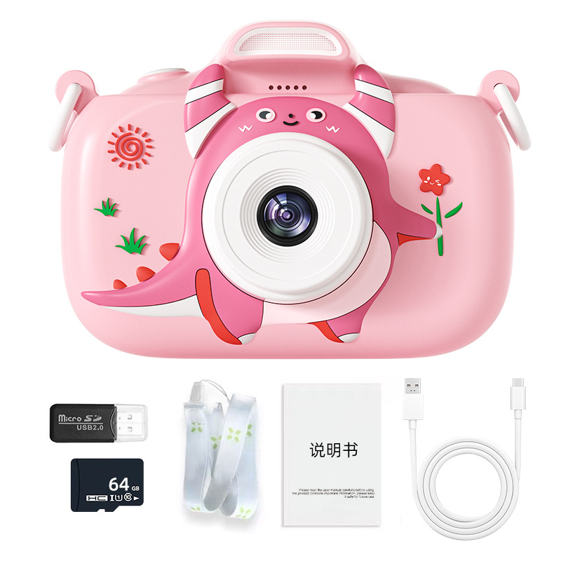 La nueva cámara para niños transfronteriza Polaroid puede tomar fotos e imprimir dibujos animados digital mini X2 HD fábrica de origen de cámara dual