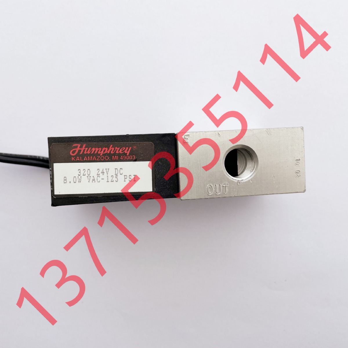 美国汉弗莱Humphrey 320 24V DC 8.0W VAC-125 PSI  电磁阀