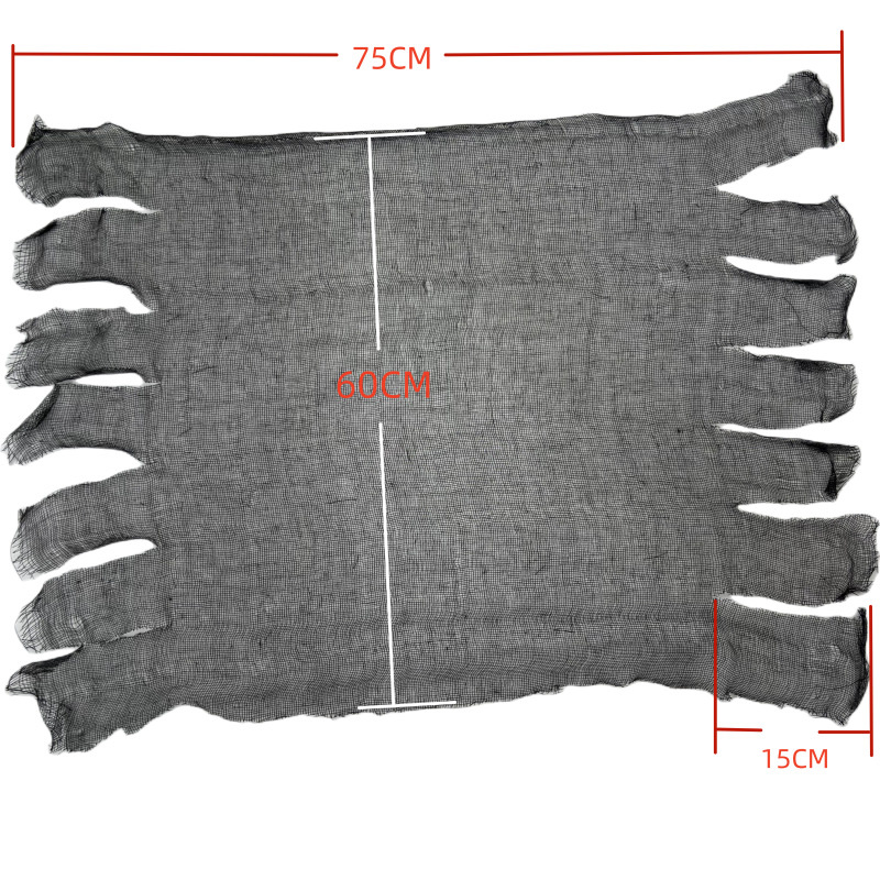 Halloween colgando ropa fantasma Halloween gasa tatted tela cráneo Ropa Decoración de la habitación gasa Decoración Ropa de hilo fino