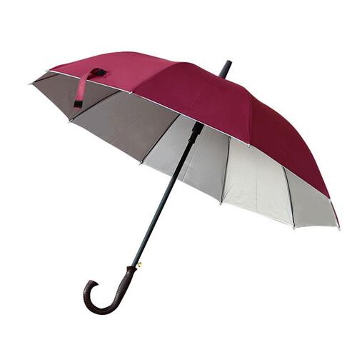 10-bone long handle curved handle silver tape sunny umbrella parasol sun protection gift umbrella wholesale advertising umbrella printed logo