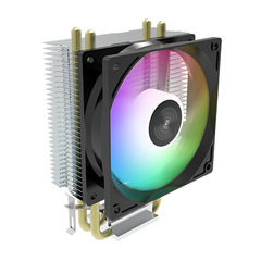 クロスボーダーデスクトップコンピュータ本体cpu放熱器マルチプラットフォーム空冷汎用ダブル銅管静音自慢ファン