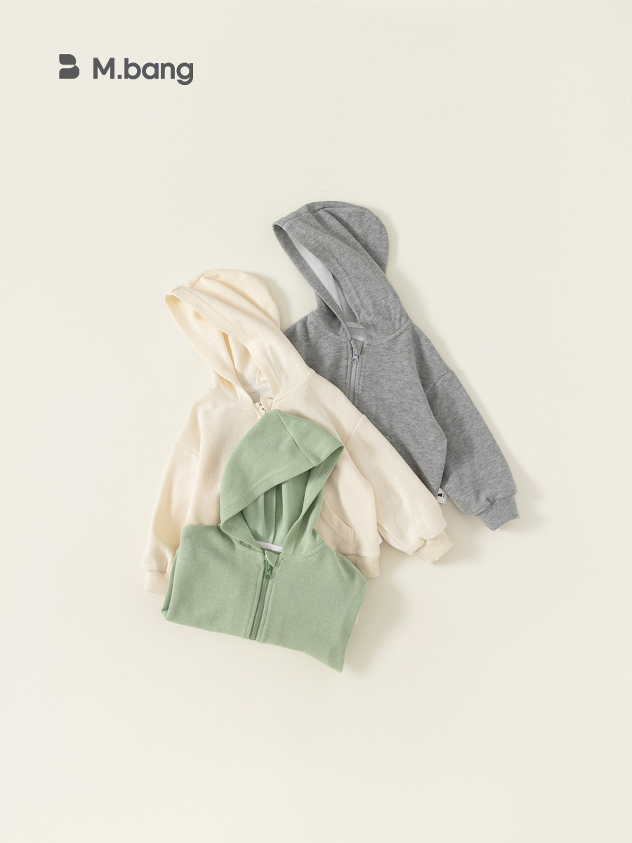 Youbao, ropa para niños, chaquetas de otoño de color puro para niños, cárdigans informales para niños, sudaderas con capucha para niñas, ropa de bebé a la moda