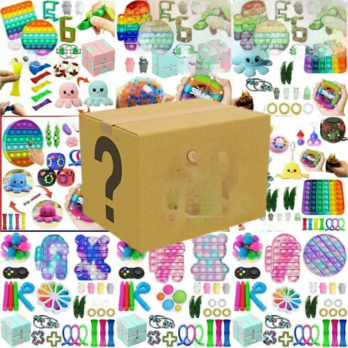 Cross-border Amazon Pressure Relief and Decompression Toy Set Blind Box 30PCS Stress Relief DIY Decompression Toy Set