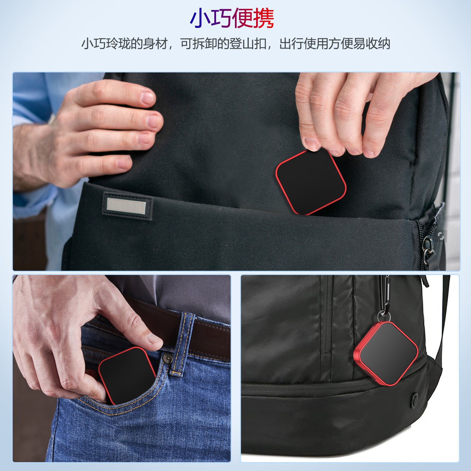 Carga rápida de 5w para Apple Watch AppWatch magnético inalámbrico Carga de Samsung Mini Cargador portátil transfronterizo