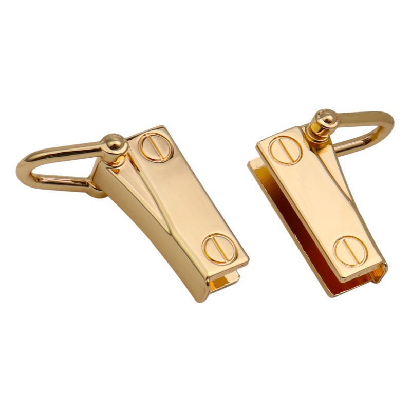 Punch-free bag transformation side clip detachable metal accessories wallet clutch diy hardware hanging chain clip