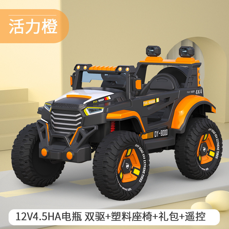 Niños coche eléctrico niño gran excavadora portátil excavadora bebé eléctrico juguete coche gancho máquina ingeniería Coche