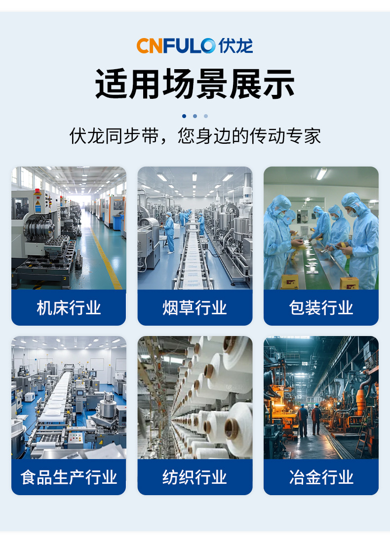 Industrial belt, herringbone toothed synchronous belt, heavy-duty packaging conveyor, long-distance transportation equipment, rubber conveyor belt