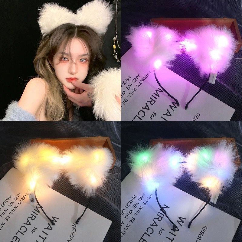 Orejas de gato de pelo de zorro dorado