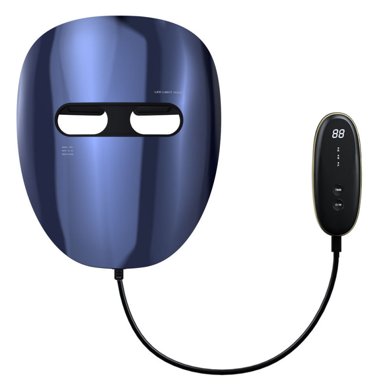 FDA510K認証取得済み 新型LEDフェイシャルマスク美容器 赤色光マスク 大型光子美顔器 肌の若返り、しわ軽減、肌の若返り|undefined