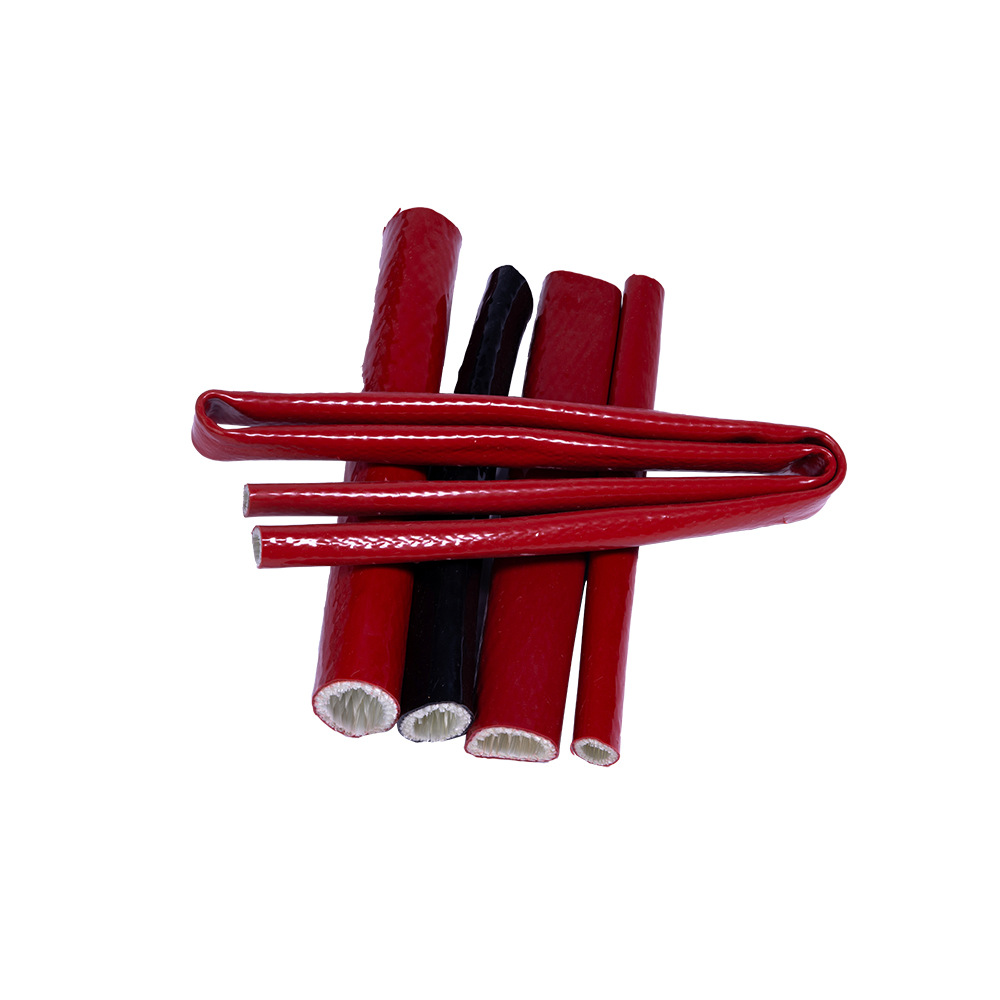 阻燃防火套管 玻璃纤维套管 隔热高温管 绝缘耐高温隔热套管护套