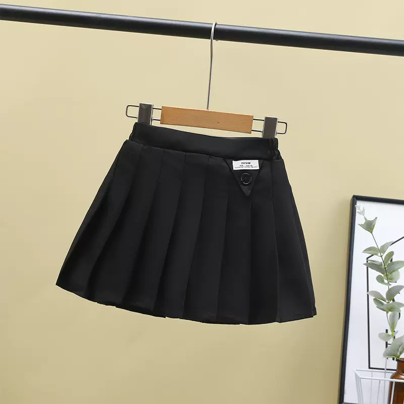 女童半身裙百褶裙夏季2025新款儿童学院风JK短裙百搭春秋夏女孩裙