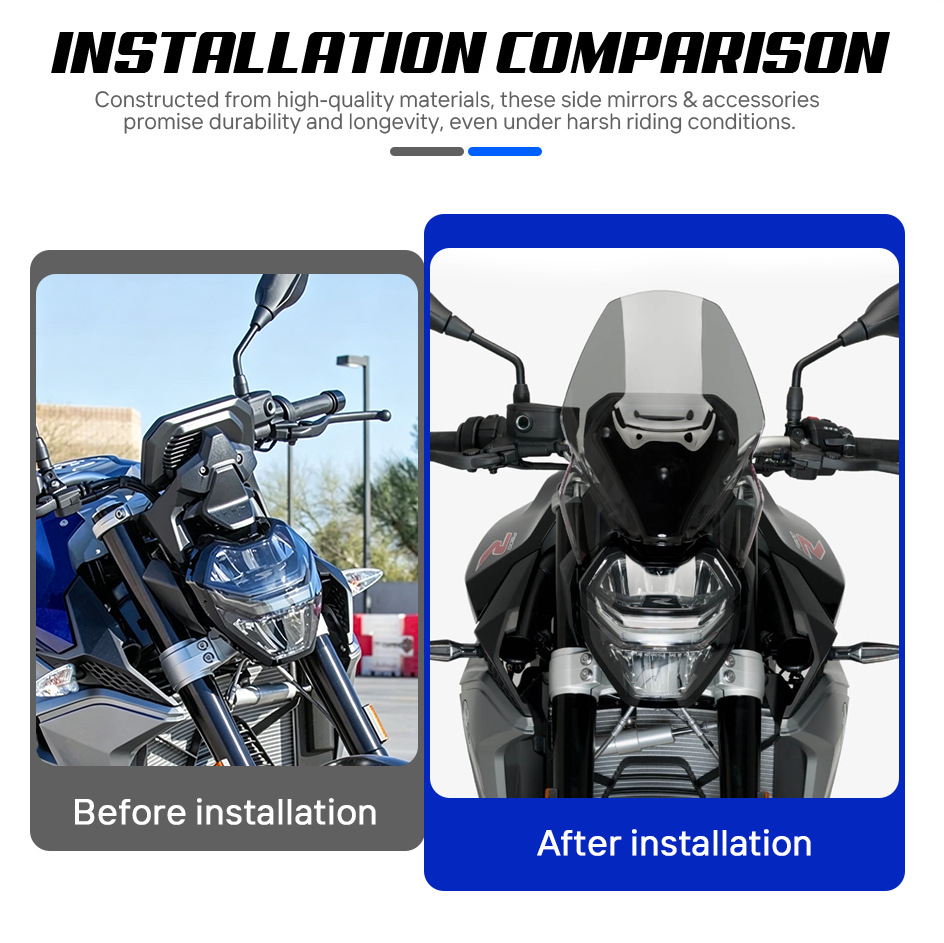 Suitable for Bmw F900R Modified Windshield, Front Windscreen Deflector, 20-26 Years