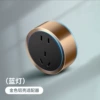 Gold aluminum shell-blue light-five-hole adapter