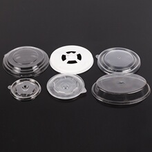 生产一次性奶茶饮料果杯盖PET透明塑料盖PS奶茶PP杯盖