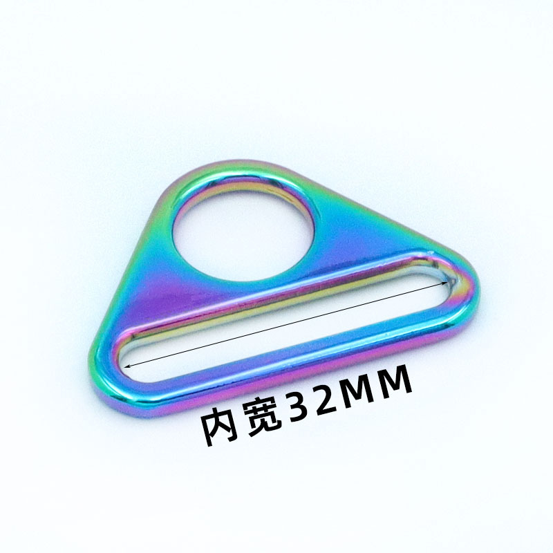 Accesorios de equipaje hebilla de triángulo hebilla colgante aleación DIY Placa de triángulo correa de hombro hebilla bolsa de hardware caja de hebilla de bolsa