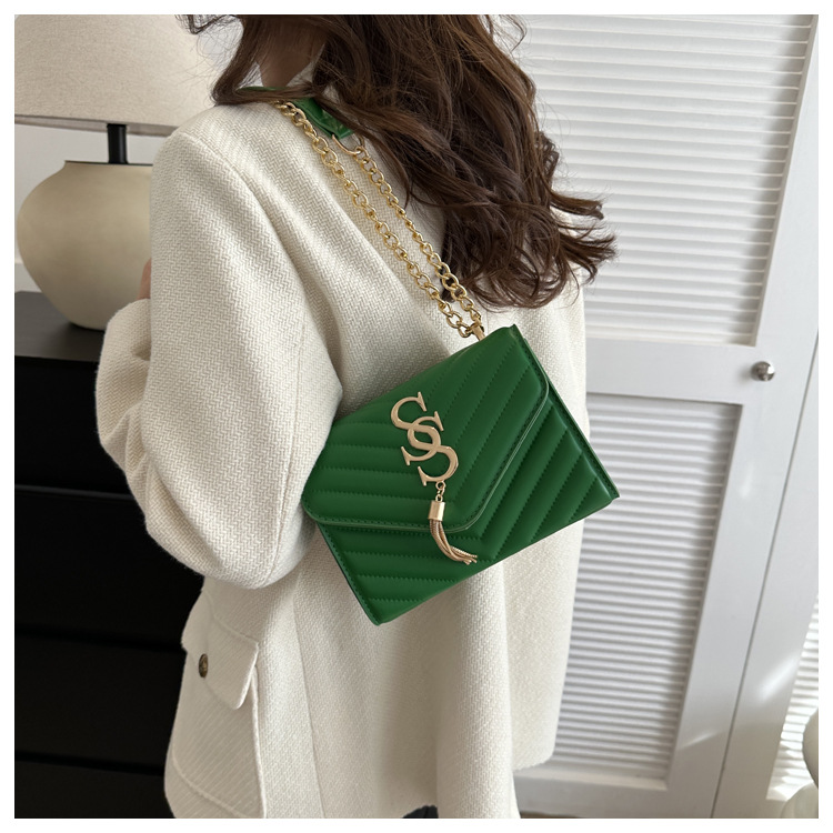 Damen Handtasche Im Western Stil Mit Kette Und Umhängefunktion_voghion.com