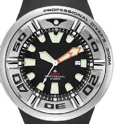 CJ large dial men's watch steel buckle F14