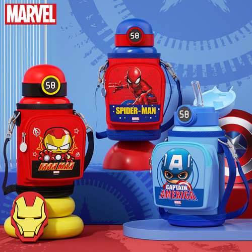 Disney Genuine Intelligent Temperature Display Children's Thermos Cup Gift Box 316 Stainless Steel Elementary School Water Cup