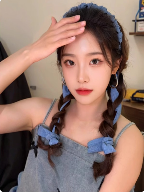 简约百搭布艺缠绕带齿发箍女2025新款高颅顶碎发神器压发洗脸头箍|undefined