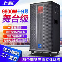 上科跳广场舞音响户外演出直播乐器弹唱功放一体机低音炮蓝牙音箱